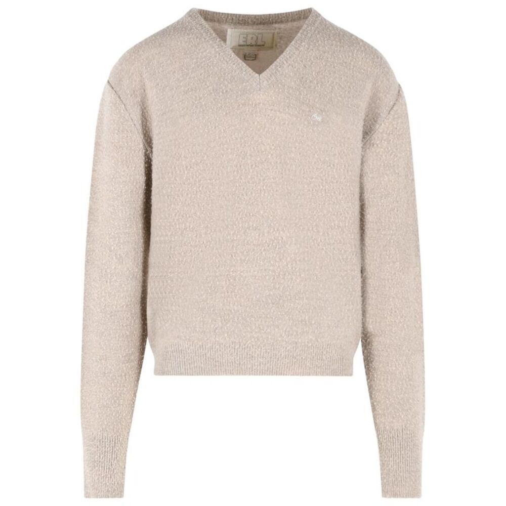 Erl Beige Wool Sweater Men